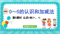 小学数学苏教版（2024）一年级上册一 0~5的认识和加减法课前预习课件ppt