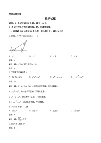 山东省烟台市招远市（五四制）2023-2024学年六年级下学期期中考试数学试卷(含解析)