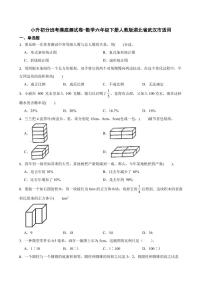 小升初真题分班考（试题）-2023-2024学年数学六年级下册人教版