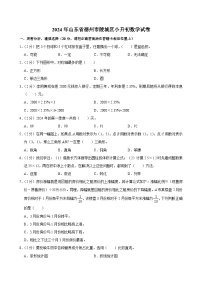 2024年山东省德州市陵城区小升初数学试卷