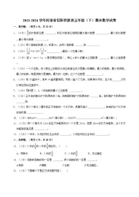 2023-2024学年河南省信阳市新县五年级（下）期末数学试卷