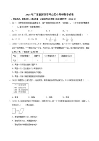 2024年广东省深圳市坪山区小升初数学试卷