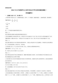 （小升初分班）2024年小升初数学自主招生重点中学分班质量检测卷一
