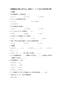 小学数学人教版（2024）五年级上册8 总复习课时练习