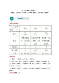 人教版数学六年级上册易错专项练第10讲 圆的认识（讲义）（含答案）