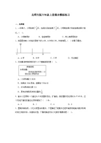 +期末模拟练习（试题）-2024-2025学年六年级上册数学北师大版