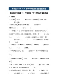 小学数学苏教版（2024）六年级上册二 分数乘法精练