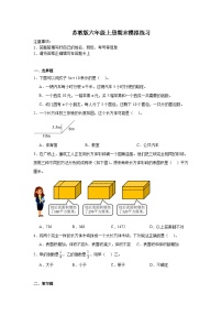 期末模拟练习（试题）-2024-2025学年苏教版六年级上册数学