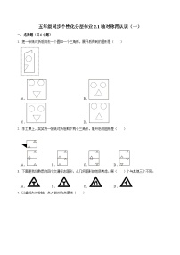 小学数学北师大版（2024）五年级上册1 轴对称再认识（一）当堂达标检测题