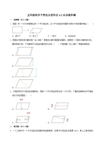 小学数学北师大版（2024）五年级上册四  多边形的面积2 认识底和高课后作业题