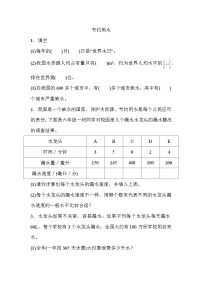 人教版（2024）六年级上册节约用水一课一练