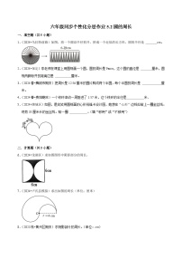 人教版（2024）六年级上册5 圆2 圆的周长课后作业题