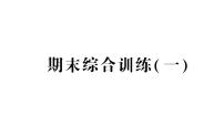 小学数学新西师版一年级上册期末综合训练作业课件1（2024秋）