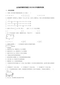山东省潍坊市寒亭区2023年小升初数学试卷 _学生用卷(答案含解析)