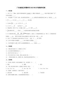 广东省湛江市雷州市2023年小升初数学试卷 _学生用卷(答案含解析)