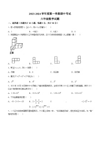 2023-2024学年山东省济宁市高新区六年级（上）期中数学试卷（五四学制）