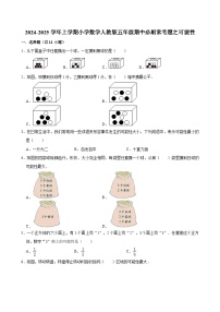 2024-2025学年上学期小学数学人教版五年级期中必刷常考题之可能性