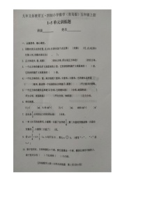 山东省泰安市肥城市2024-2025学年五年级上学期期中数学试卷