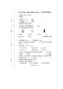 浙江省温州市乐清市2024-2025学年二年级上学期期中数学试题