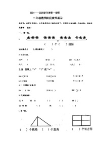 山东省滨州市惠民县多校2024-2025学年二年级上学期期中数学试题