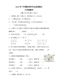 湖南省衡阳市祁东县祁东县成章学校2024-2025学年六年级上学期11月期中数学试题