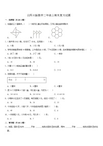 期末复习试题（试题）-2024-2025学年二年级上册数学北师大版