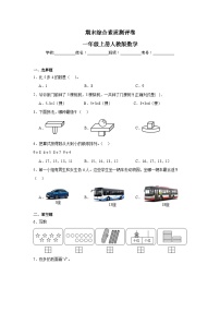 期末综合素质测评卷（试题）-2024-2025学年一年级上册数学人教版