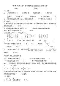 山东省东营市东营区2024-2025学年五年级上学期期中数学试题