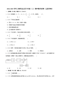 2024-2025学年上海市金山区六年级（上）期中数学试卷（五四学制）（含解析）