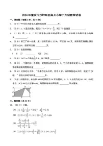 2024年重庆市沙坪坝区南开小学小升初真题数学试卷