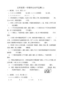 广东省云浮市2024-2025学年五年级上学期期末数学试题（三）