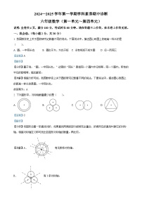 2024-2025学年广东省深圳市多校北师大版六年级上册期中测试数学试卷（解析版）-A4