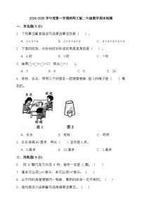 期末复习试题（试题）-2024-2025学年二年级上册数学 西师大版