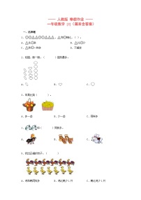 【寒假提升】小学数学一年级上册寒假专题训练 2