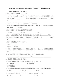 2023-2024学年湖南省长沙市岳麓区五年级（上）期末数学试卷