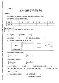 陕西省渭南市临渭区2024-2025学年五年级上学期期末数学试题