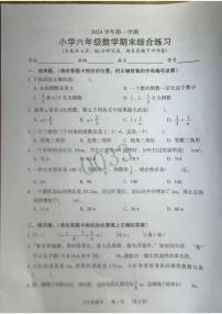 广东省广州市荔湾区2024-2025学年六年级上学期期末数学试卷