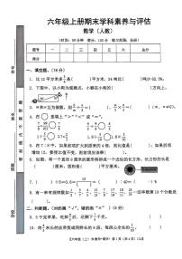 江西省宜春市丰城市2024-2025学年六年级上学期期末数学试卷