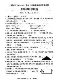 湖北省十堰市城区2024-2025学年五年级上学期期末数学试题