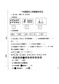 山东省济南市高新区2024-2025学年一年级上学期期末数学试卷