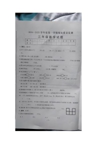 安徽省六安市2024-2025学年三年级上学期期末数学试卷