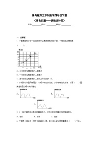 小学青岛版（五四学制）（2024）八 绿色家园——拆线统计图优秀课时练习