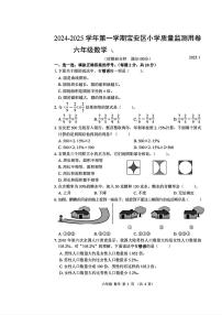 广东省深圳市宝安区2024-2025学年六年级上学期期末数学试题
