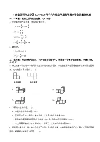 广东省深圳市龙华区2024-2025学年六年级上学期数学期末学业质量测试卷