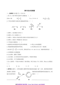 鲁教版(五四学制)(2024)六年级下册数学期中综合检测题试卷(含答案)