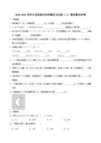 2024-2025学年江西省南昌市西湖区五年级（上）期末数学试卷