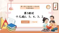 小学数学青岛版（2024）一年级下册（2024）一 逛公园——20以内的退位减法教学课件ppt
