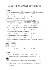 图形与几何精选题（专题练习）-数学六年级下册苏教版