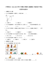 小学数学人教版（2024）三年级下册9 总复习练习