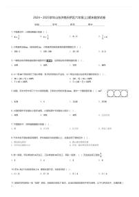 2024～2025学年山东济南天桥区六年级(上)期末数学试卷(含解析)